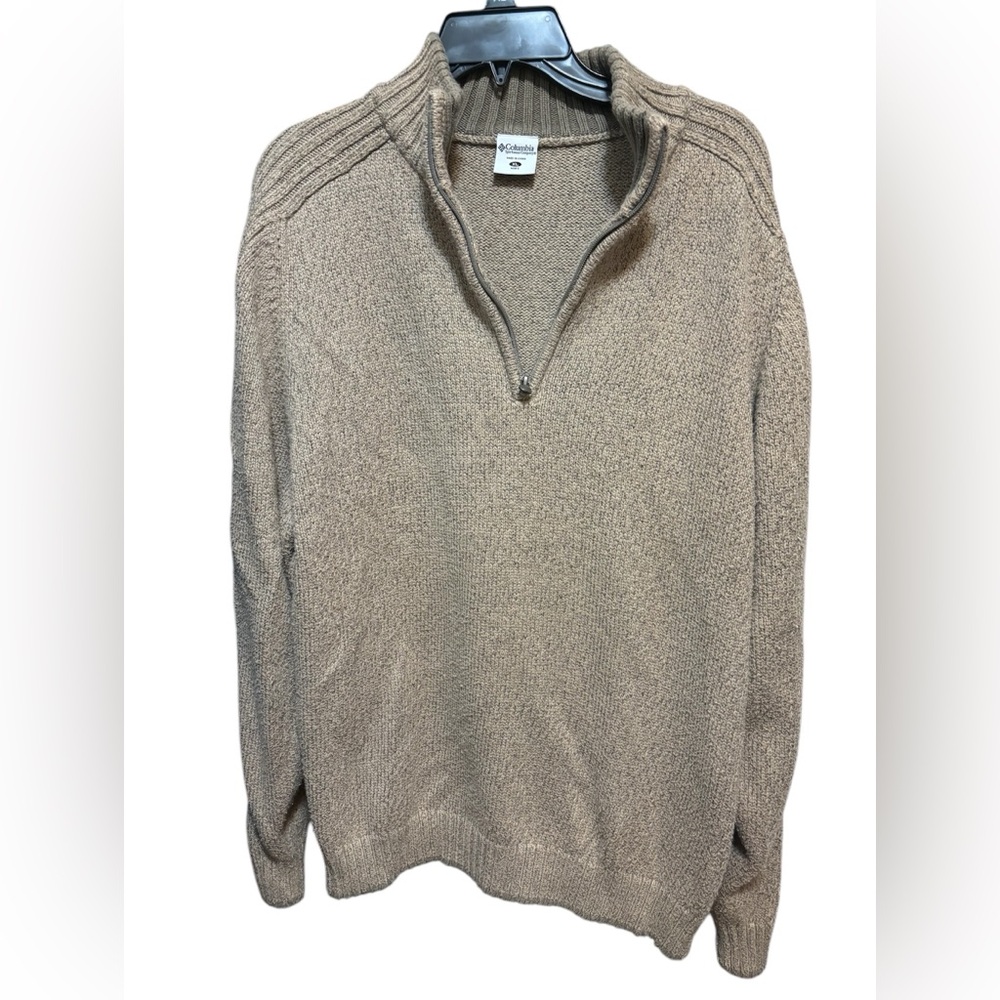 Columbia size XL men’s knit sweater quarter‎ zip